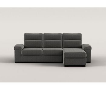 Chaise longue reversible 4 plazas con cama eric color gris
