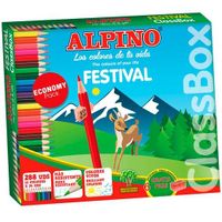 alpino c0131992 lapiz de color beige negro azul marron verde azul claro verde claro naranja rosa rojo violeta amarillo 288 piezas