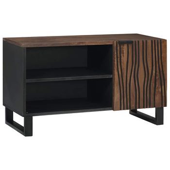 Unidades De Tv 80 X 33 X 46 Cm Nogal Madera De Ingeniería Vidaxl