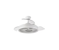 ventilador de techo metal color blanco serie turia 50cm