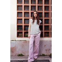 le temps des cerises pantalones pantalones acampanados tahis para mujer
