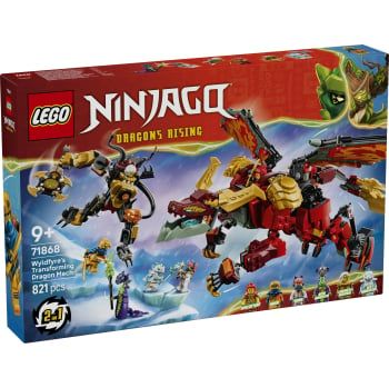 LEGO Ninjago Meca Dragón Transformable de Wyldfyre, Juego de construcción +9 años - 71868