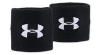 under armour pair of sweatband performance black