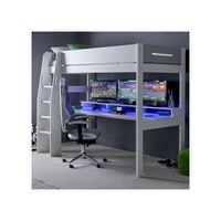 kids avenue urban grey console gaming high sleeper 4