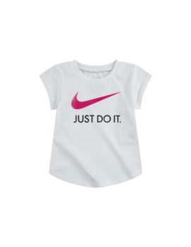 Camiseta Nike Swoosh JDI Niña Blanco