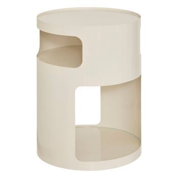 Mesa Auxiliar De Barro Ashdal 32.5x32.5cm
