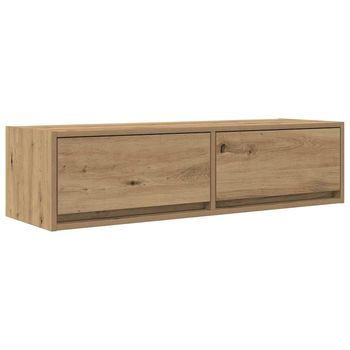 Mueble De Tv | Mueble De Salón | Gabinete De Tv Con Cajón Roble Artisan 100 X 31 X 25,5 Cm