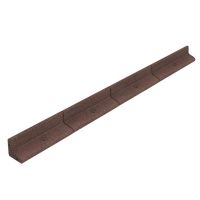 bordura de jardin monstershop flexible 48 m marron con mazo