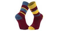 bv sport calcetines de running  strong light run ibiza  strong  burdeos amarillo