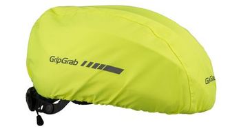Gripgrab hi vis helmet cover neon yellow