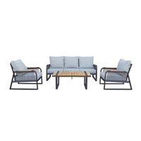salon de jardin de aluminio maraba - para 5 personas
