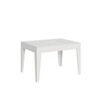 mesa extensible 90x120180 cm efecto madera fresno blanco