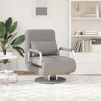 silla giratoria y sofa cama  sofa convertible tela gris claro