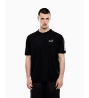 ea7 para hombre 7m001395af16724 camiseta graphic series modern fit negro xl casual viscosa manga corta