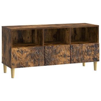 Mueble De Tv 102 X 34,5 X 50 Cm Roble Ahumado Vidaxl
