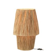 lampara de techo de madera beige 36x36x53 cm