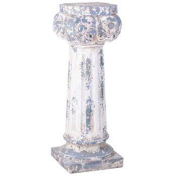 Columna Decorativa Color Piedra, 29x29x82h Cm