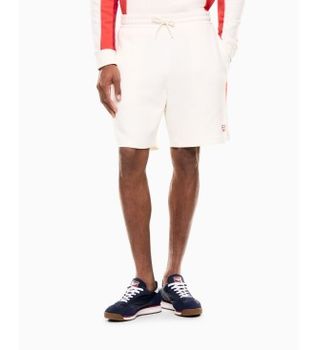 EA7 para hombre. 7M001607_AF12451 Pantalón corto Summer Block blanco (L), Casual, Deportivo, Algodón