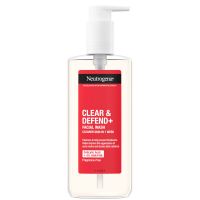 neutrogena clear and defend plus facial wash 200ml