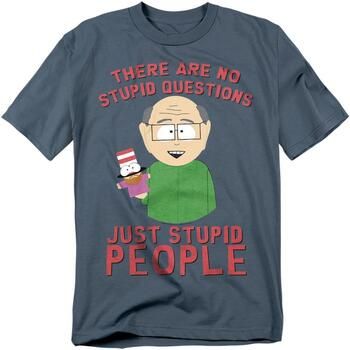 South Park Camiseta No Stupid Questions para mujer