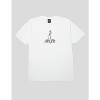 huf camiseta camiseta jacked ss tee white para hombre