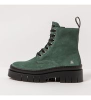 art para mujer 11953s1um0030g3 botines de piel 1953s silk suede alpineamberes 36 plano 1 a 3cm casual verde