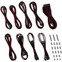 cablemod classic modmesh c-series corsair axi hxi rm cable kit - black  red black