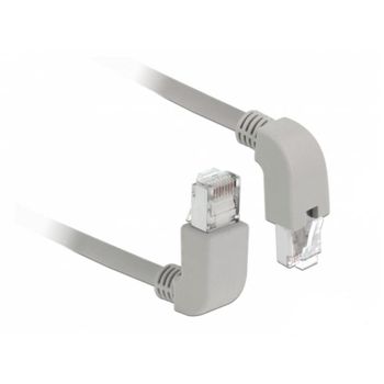 Cable de red DeLOCK 85870 Cat6a S/FTP 0,5 m Gris