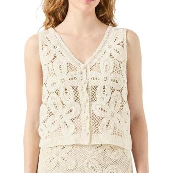 Yas Chaqueta de punto Crochet para mujer
