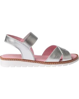 de ANGELITOS SANDALIA H LEOPARDO ANG626 PLATA
