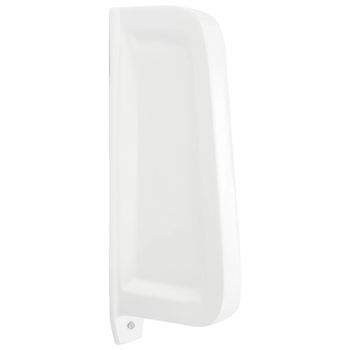 Separador De Privacidad De Urinario De Pared Cerámica Blanco Vidaxl