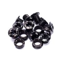 box one chromoly race chainring bolts 15pcs black