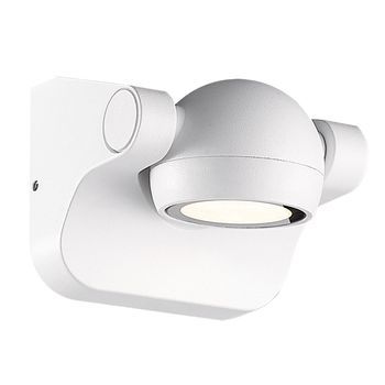 Dopo Lighting-aplique De Pared Sile Ip54 Led 6w 390lm 3000k Bl.