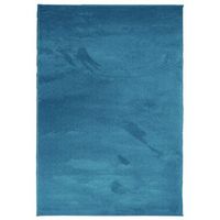 alfombra de pelo corto oviedo turquesa 160x230 cm vidaxl