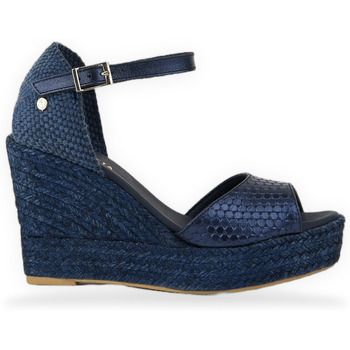 La Valeta Alpargatas Vera Peep Toe Jeans para mujer
