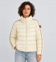 colmar para mujer 22000023-3jq chaqueta de plumas heritage con cuello alto blanco roto 40 casual poliamida