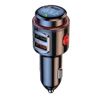 transmisor fm t23 bluetooth v54 cargador de coche usb 30w pdqc30 pantalla digital azul led adaptador de radio inalamb