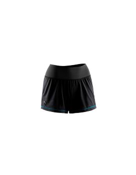 Pantalones de Trail Lurbel Venus Shorts W Mujer Negro/Turquesa