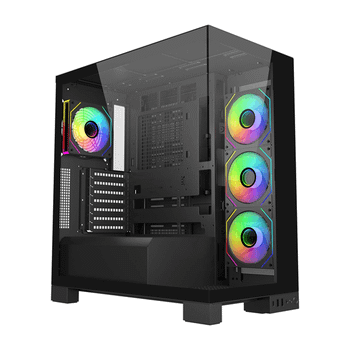 Caja FSP M540-BA Midi Tower Negro RGB Negro