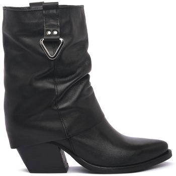 Priv Lab Botines RPK VITELLO NERO NICHEL para mujer