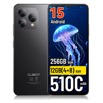 [Envío desde Polonia] Cubot A40 12GB(4+8)+256GB 6.88'' 120Hz 5100mAh Teléfono Inteligente Android 15 NFC Reconocimiento Facial 4G