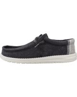 de hey dude informales hombre modelo wally jute color negro blgrgr
