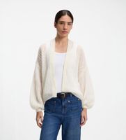 boss para mujer 50566867 cardigan furgovia blanco xs casual ganchillo