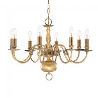 lampara de arana flemish 8 luces