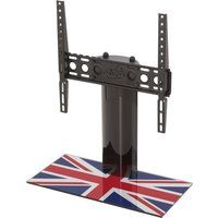 avf b400uk 550 mm tv stand with bracket - union jack