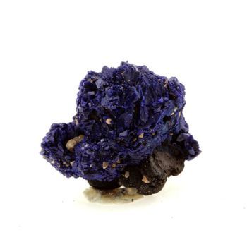 Chessylite - Pierre Natural De Francia, Chessy -les -mines - Cristal Azure Multicolor, Poderosa Herramienta De Curación | 64.74 Ct - Certificado De
