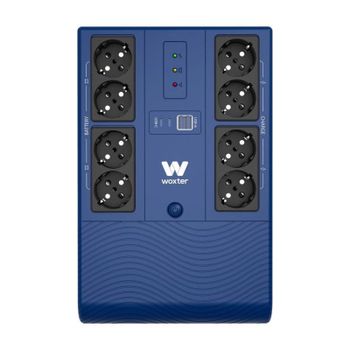 Sai Woxter 800VA Batería de Plomo Ácido 12V/7Ah Autonomía Respaldo USB Display LED
