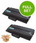compatible multipack xerox phaser 3120 printer toner cartridges 2 pack -109r00748