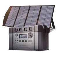estacion de energia portatil allpowers monster s2000 pro 2400w  panel solar 140w