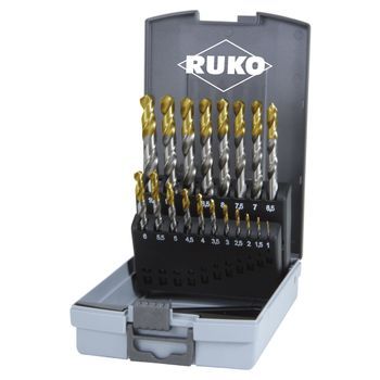 Ruko 2501214tro - Juego De 19 Brocas Hss-g